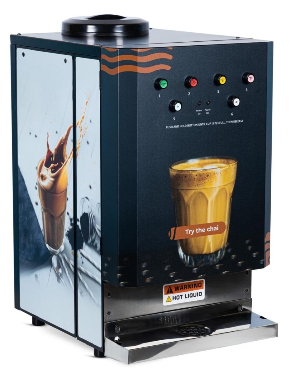Chai Karak 4 Lane tea vending machine