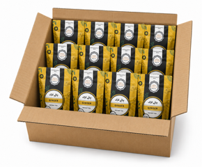 Wholesale Box of 12 Premium Instant GingerChai Packs (400g & 850g)